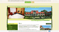 Desktop Screenshot of landhaus-am-gruen.de